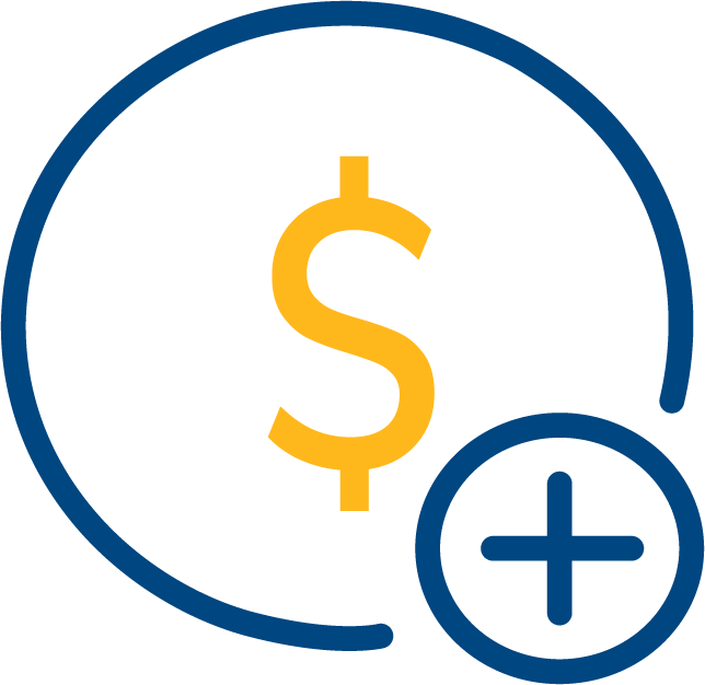 hand adding money to machine icon